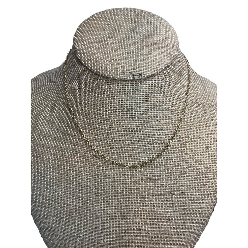 Dainty Gold Tone Clair's Girls Necklace with Extender